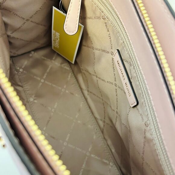 Michael Kors Purse & Wallet Sheila Medium Ombré Signature Satchel Powder Blush - Picture 8 of 12
